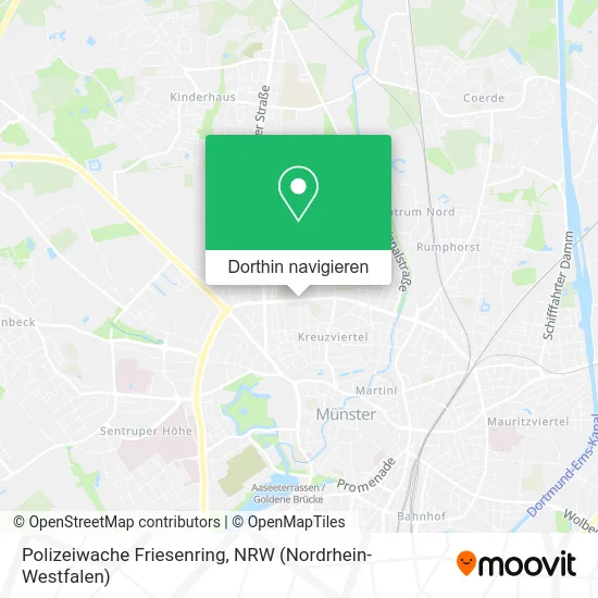 Polizeiwache Friesenring Karte