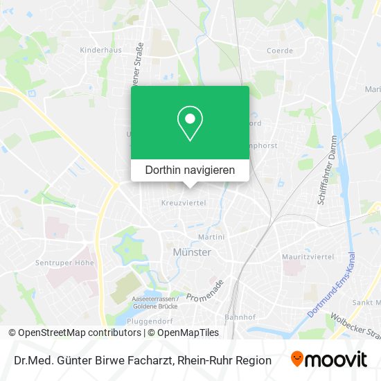 Dr.Med. Günter Birwe Facharzt Karte