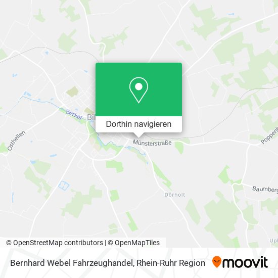 Bernhard Webel Fahrzeughandel Karte