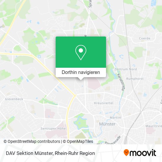 DAV Sektion Münster Karte