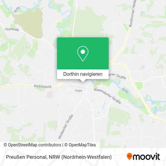 Preußen Personal Karte