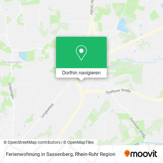 Ferienwohnung in Sassenberg Karte