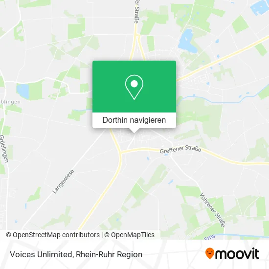 Voices Unlimited Karte