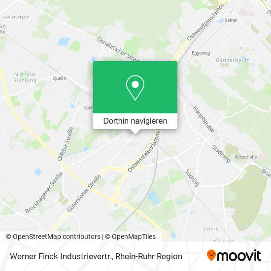 Werner Finck Industrievertr. Karte