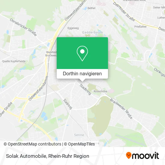 Solak Automobile Karte