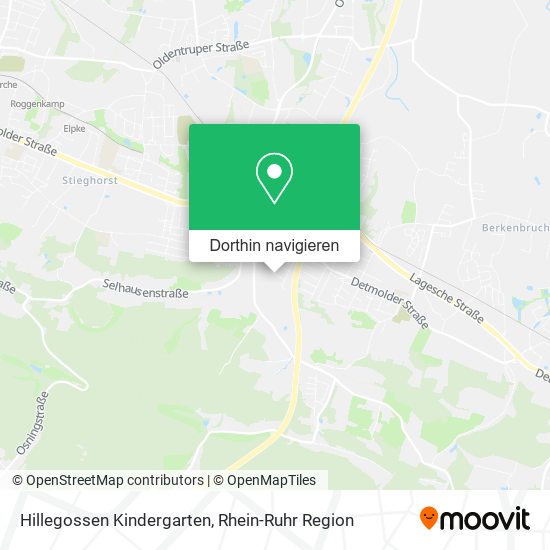Hillegossen Kindergarten Karte