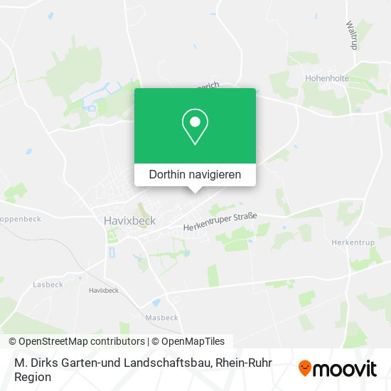 M. Dirks Garten-und Landschaftsbau Karte