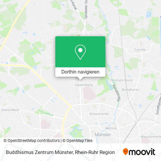 Buddhismus Zentrum Münster Karte