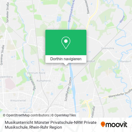 Musikunterricht Münster Privatschule-NRW Private Musikschule Karte