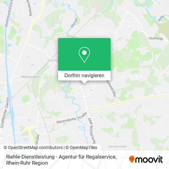 Riehle-Dienstleistung - Agentur für Regalservice Karte