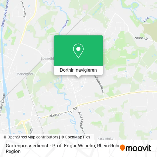 Gartenpressedienst - Prof. Edgar Wilhelm Karte