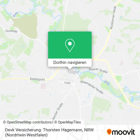 Devk Versicherung: Thorsten Hagemann Karte
