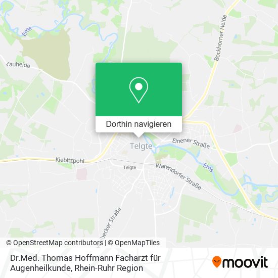 Dr.Med. Thomas Hoffmann Facharzt für Augenheilkunde Karte