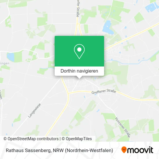 Rathaus Sassenberg Karte