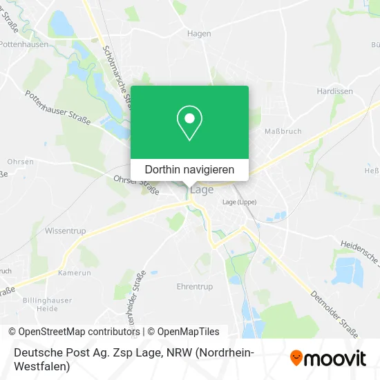 Deutsche Post Ag. Zsp Lage Karte
