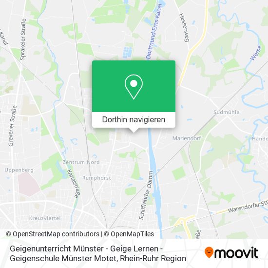 Geigenunterricht Münster - Geige Lernen - Geigenschule Münster Motet Karte