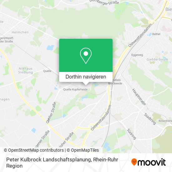 Peter Kulbrock Landschaftsplanung Karte