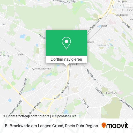 Bi-Brackwede am Langen Grund Karte