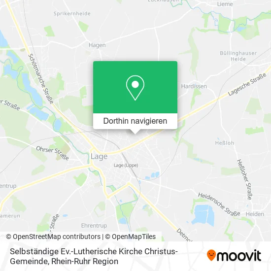 Selbständige Ev.-Lutherische Kirche Christus-Gemeinde Karte