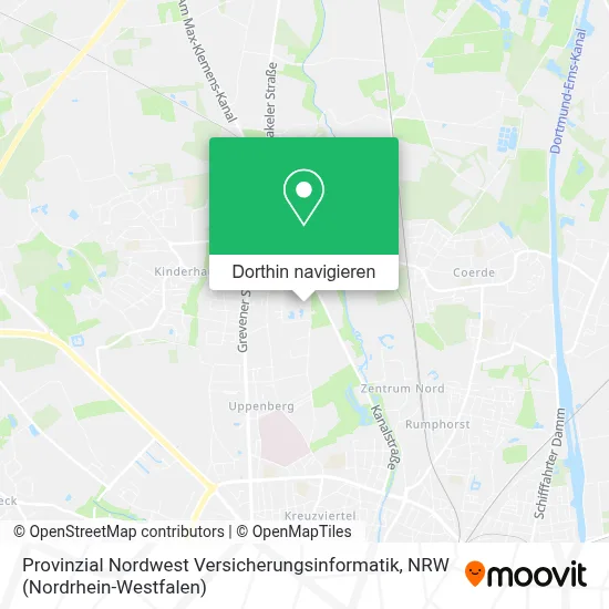 Provinzial Nordwest Versicherungsinformatik Karte