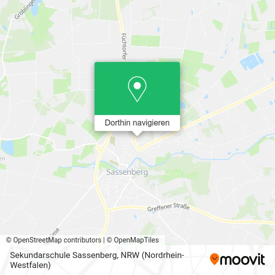 Sekundarschule Sassenberg Karte