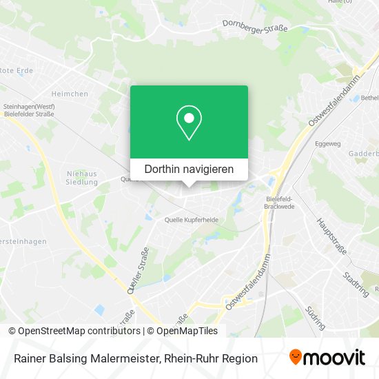 Rainer Balsing Malermeister Karte