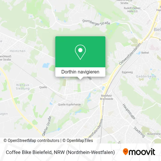Coffee Bike Bielefeld Karte