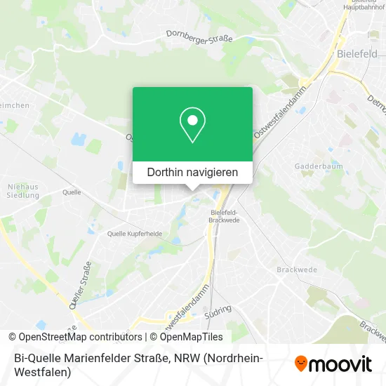 Bi-Quelle Marienfelder Straße Karte