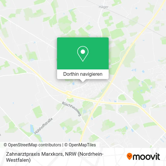 Zahnarztpraxis Marxkors Karte