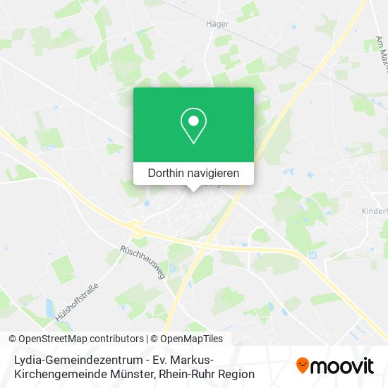 Lydia-Gemeindezentrum - Ev. Markus-Kirchengemeinde Münster Karte
