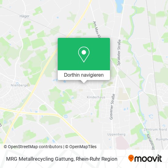 MRG Metallrecycling Gattung Karte