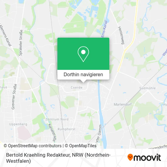 Bertold Kraehling Redakteur Karte