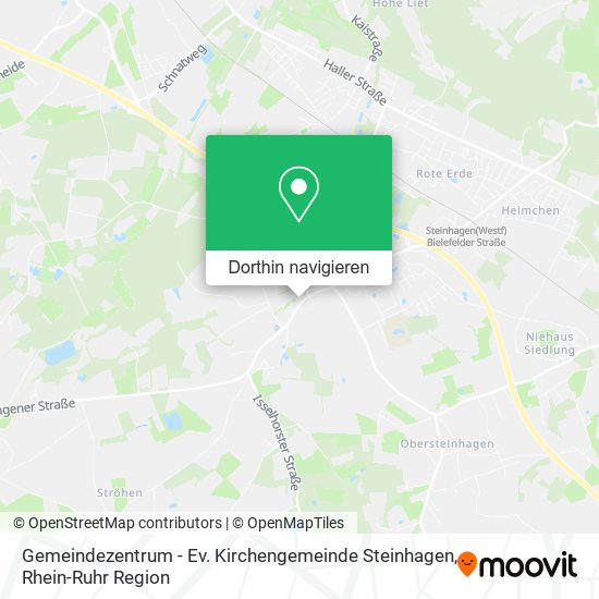 Gemeindezentrum - Ev. Kirchengemeinde Steinhagen Karte
