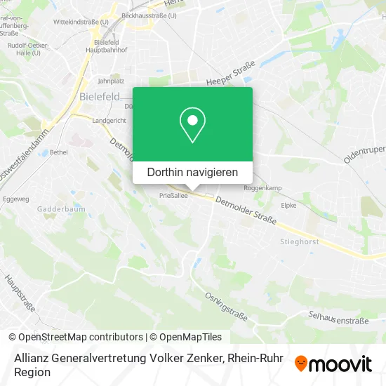 Allianz Generalvertretung Volker Zenker Karte