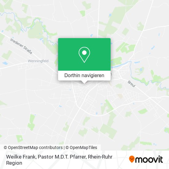 Weilke Frank, Pastor M.D.T. Pfarrer Karte