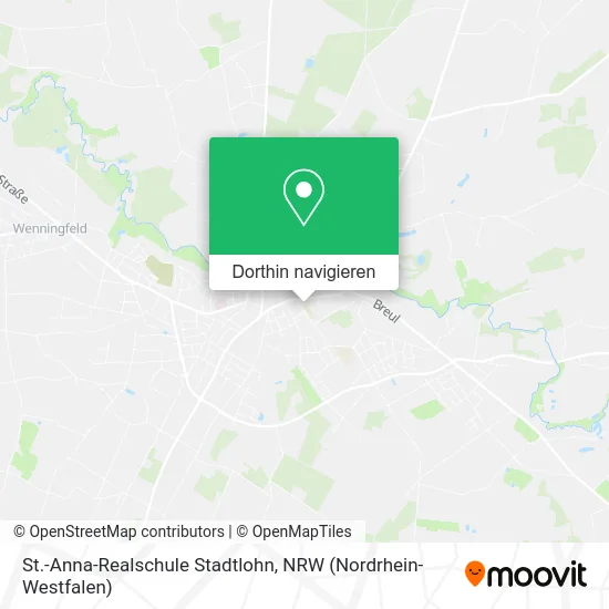 St.-Anna-Realschule Stadtlohn Karte