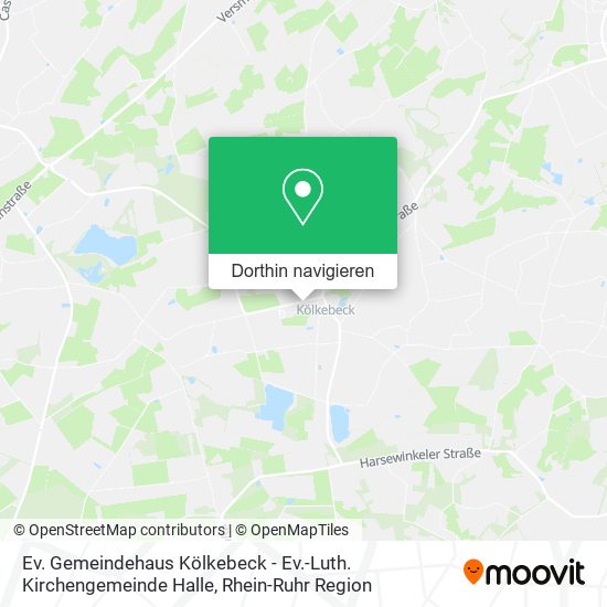Ev. Gemeindehaus Kölkebeck - Ev.-Luth. Kirchengemeinde Halle Karte