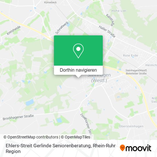 Ehlers-Streit Gerlinde Seniorenberatung Karte