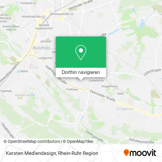 Kersten Mediendesign Karte