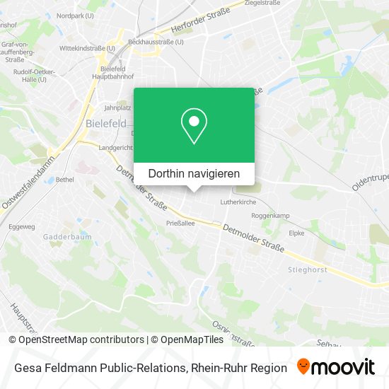 Gesa Feldmann Public-Relations Karte