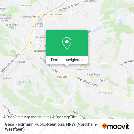 Gesa Feldmann Public-Relations Karte