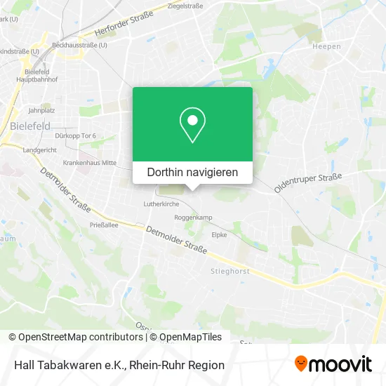 Hall Tabakwaren e.K. Karte