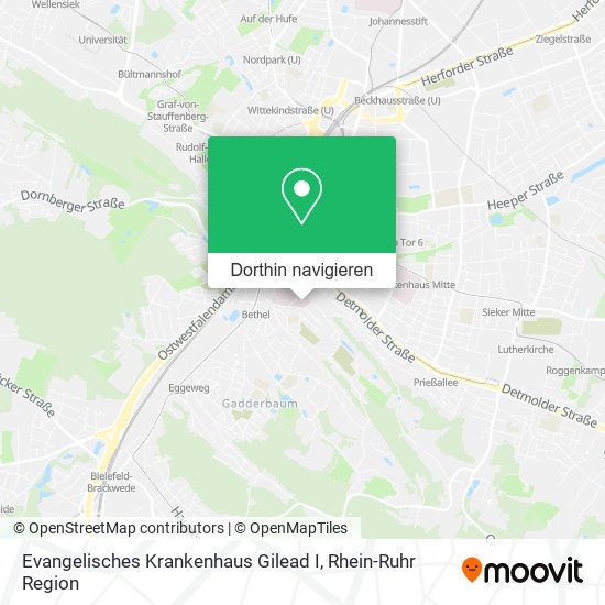 Evangelisches Krankenhaus Gilead I Karte
