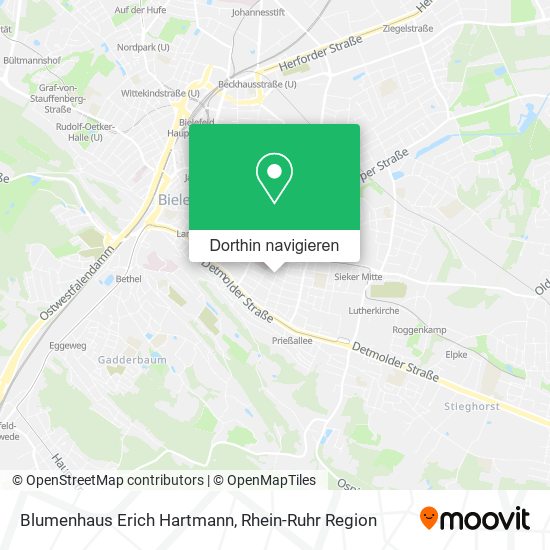 Blumenhaus Erich Hartmann Karte