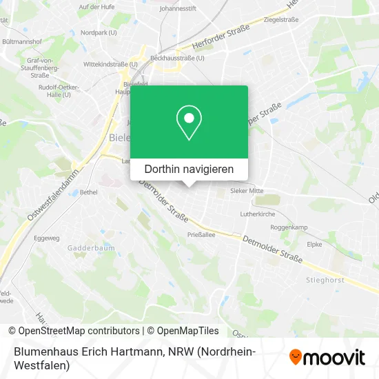 Blumenhaus Erich Hartmann Karte