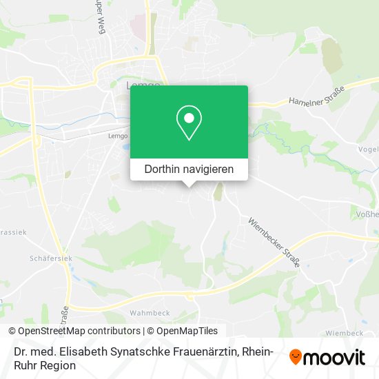 Dr. med. Elisabeth Synatschke Frauenärztin Karte