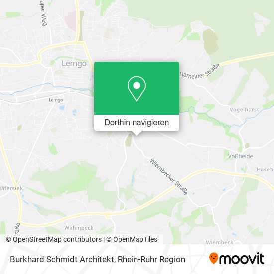 Burkhard Schmidt Architekt Karte