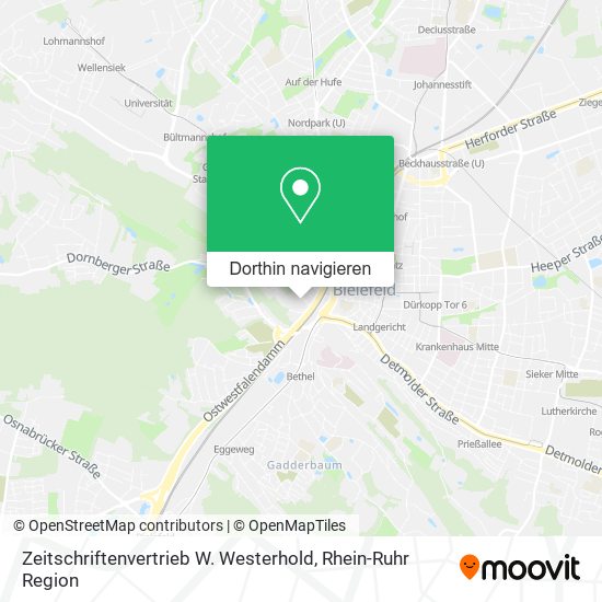 Zeitschriftenvertrieb W. Westerhold Karte