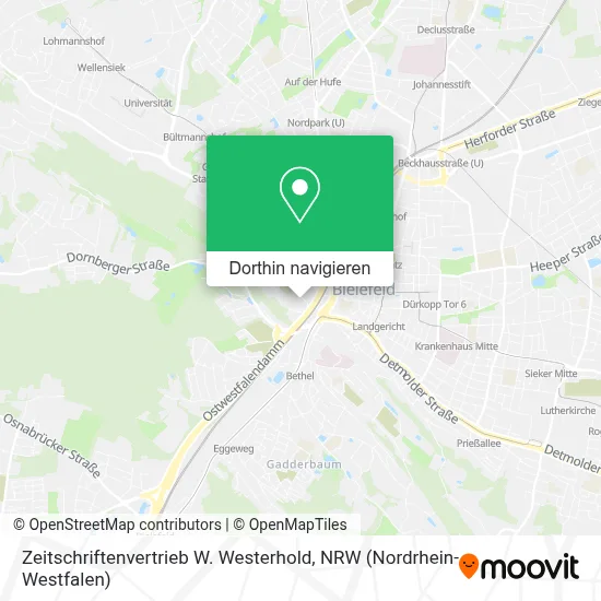 Zeitschriftenvertrieb W. Westerhold Karte