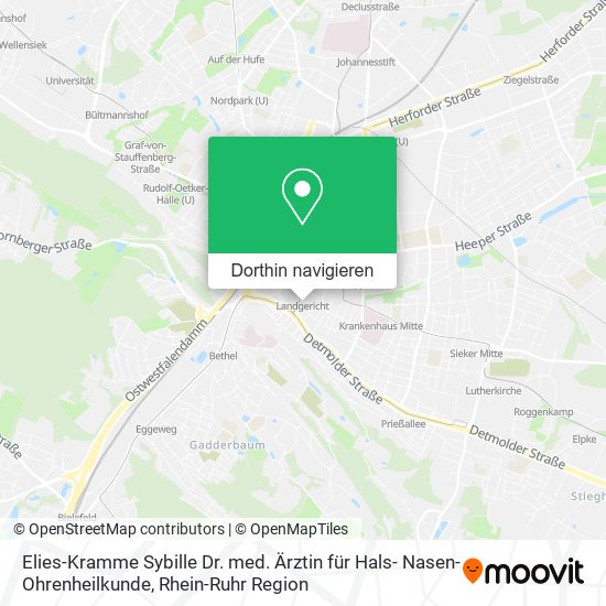 Elies-Kramme Sybille Dr. med. Ärztin für Hals- Nasen- Ohrenheilkunde Karte